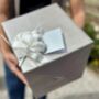 Personalised Botanical Heart Stainless Steel Ice Bucket, thumbnail 5 of 5
