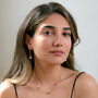 Elegant Baroque Pearl Gold Plated Dangle Drop Earrings, thumbnail 4 of 4