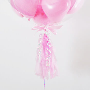 Personalised Pink Mothers Day Clear Bubble Balloon, 2 of 4