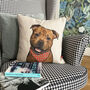 Staffordshire Bull Terrier Cushion Cover, thumbnail 4 of 11
