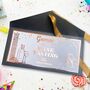 Personalised Shiny Foil Wine Tasting Voucher, thumbnail 1 of 4