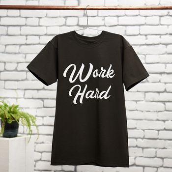 Work Hard, Play Hard T Shirt Set, 3 of 9