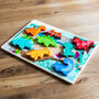 Personalised Name O Saurus Dinosaur Puzzle, thumbnail 1 of 6