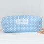 Personalised Oilcloth Wipe Clean Pencil Case, thumbnail 4 of 8