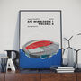 Wimbledon Play Off Final Wembley Print, thumbnail 1 of 4