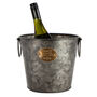 Vintage Bottle Ice Bucket With Handles, thumbnail 2 of 9