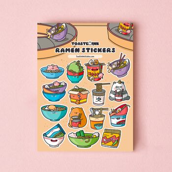 Ramen Sticker Sheet | Cute Stickers, 3 of 5