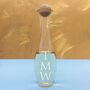 Personalised Monogram Wine Carafe With Oak Stopper, thumbnail 2 of 2