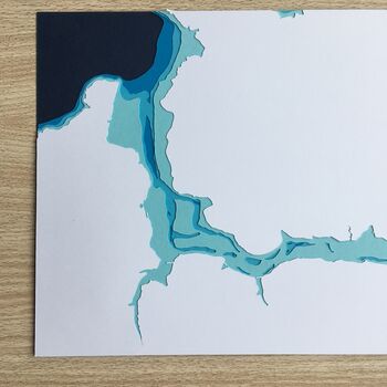 River Camel Padstow Bathymetric Map, 2 of 6