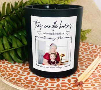 Personalised In Loving Memory Photo Candle, 4 of 11