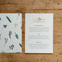 Herb Garden Wedding Information Cards, thumbnail 1 of 6