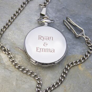 Personalised Romantic Pocket Watch, 4 of 5