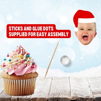 Christmas Cupcake Toppers, 3 of 4