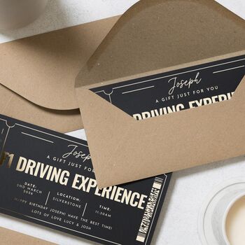 Personalised F1 Driving Experience Gift Voucher, 7 of 9