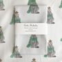 British Shorthair Cat Christmas Cotton Tea Towel, thumbnail 5 of 5