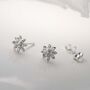 Sterling Silver Enlightened Lotus Studs, thumbnail 7 of 10