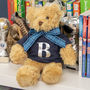 Classic Teddy Bear With Initial Shirt, thumbnail 1 of 7
