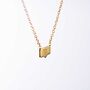 'I Hate People' 18k Gold Plated Friendship Necklace, thumbnail 6 of 11