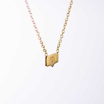 'I Hate People' 18k Gold Plated Friendship Necklace, 6 of 11