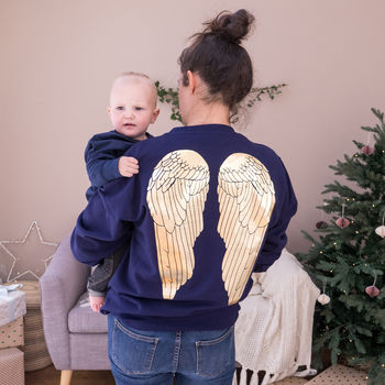 Angel Wings Christmas Jumper, 2 of 5