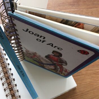 'Joan Of Arc' Upcycled Notebook, 2 of 6