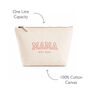 Personalised Makeup Travel Bag Gift For New Mum Mama, thumbnail 5 of 12