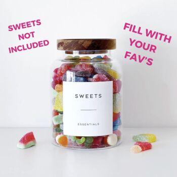 Sweet Jar With Personalised Label, 10 of 11