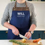 Personalised Head Chef Artisan Apron, thumbnail 2 of 5