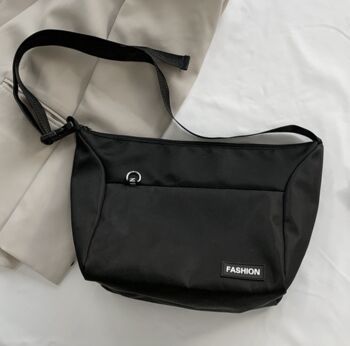 Long Adjustable Strap Waterproof Nylon Crossbody Bag, 4 of 6