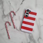 Candy Cane Stripes Phone Case, thumbnail 1 of 3