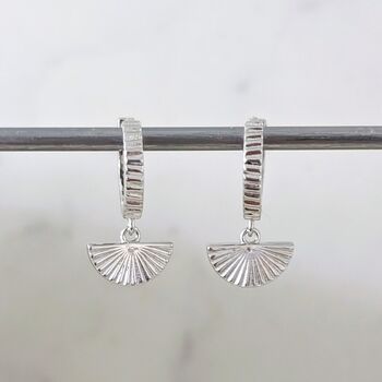 The Fan Earrings Sterling Silver, 2 of 5