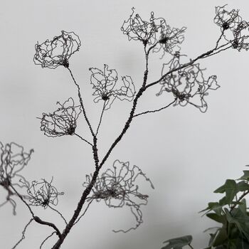 Handmade Wire ‘Old Man’s Beard’ Stem, 9 of 11