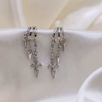Naxos Earring Sterling Silver, 2 of 5