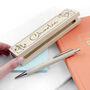 Personalised Wooden Floral Pen Set, thumbnail 5 of 5