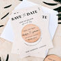 Personalised Save The Date Magnet Minimalist Cards, thumbnail 1 of 10