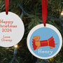 Personalised Sausage Dog Cracker Christmas Decoration, thumbnail 1 of 2