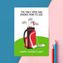 Funny Golf Father's Day Card, thumbnail 2 of 3