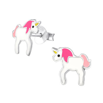 Magical Unicorn Sterling Silver Earrings, 3 of 8