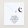 Personalised Moon And Star Necklace, thumbnail 4 of 12
