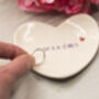 Gift For 'Grandma' Ceramic Ring Dish Letterbox Friendly, thumbnail 2 of 3