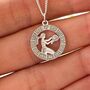 Personalised Sterling Silver Zodiac Necklace Or Bracelet With Birthstone – Birthday Gift, thumbnail 1 of 8