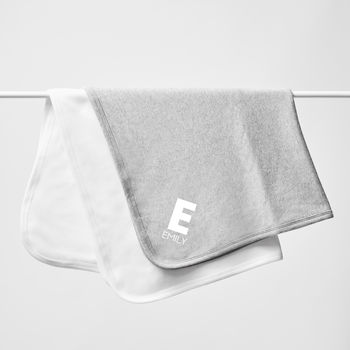Monogram Personalised Blanket, 2 of 3