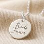 Personalised Mixed Metal Disc Charm Necklace, thumbnail 6 of 8