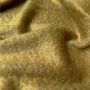 Albie Mohair Blanket Mustard Yellow, thumbnail 3 of 3