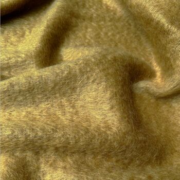 Albie Mohair Blanket Mustard Yellow, 3 of 3