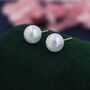 Mermaid Bubble Stud Earrings In Sterling Silver, thumbnail 3 of 10