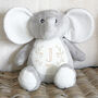 Elephant Plush Personalised Toy, thumbnail 6 of 7