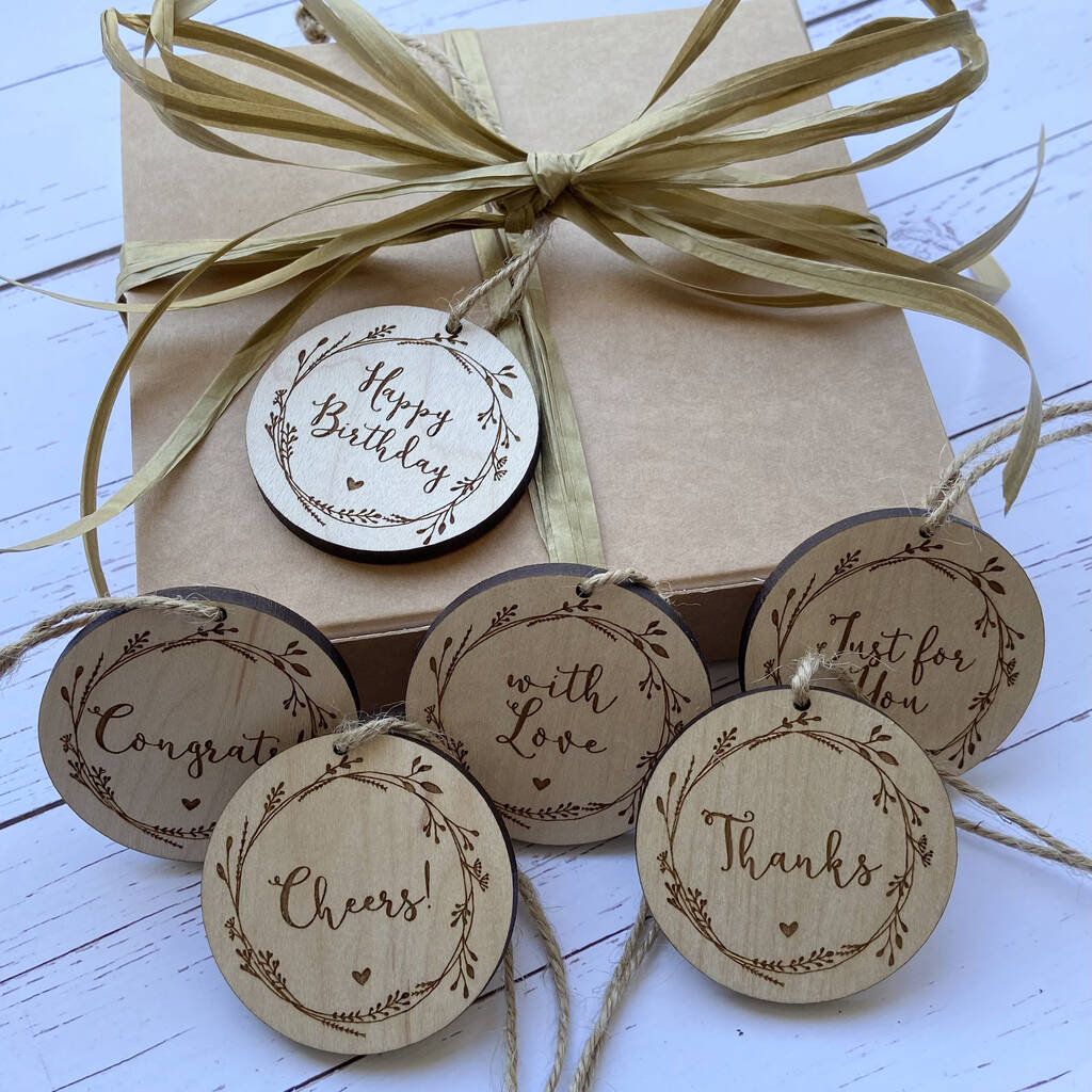 Wooden Gift Tags, 1 of 2