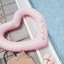 Personalised Pink Heart Pool Float, thumbnail 8 of 8