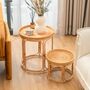 Boho Rattan Eco Friendly Table Set, thumbnail 1 of 7